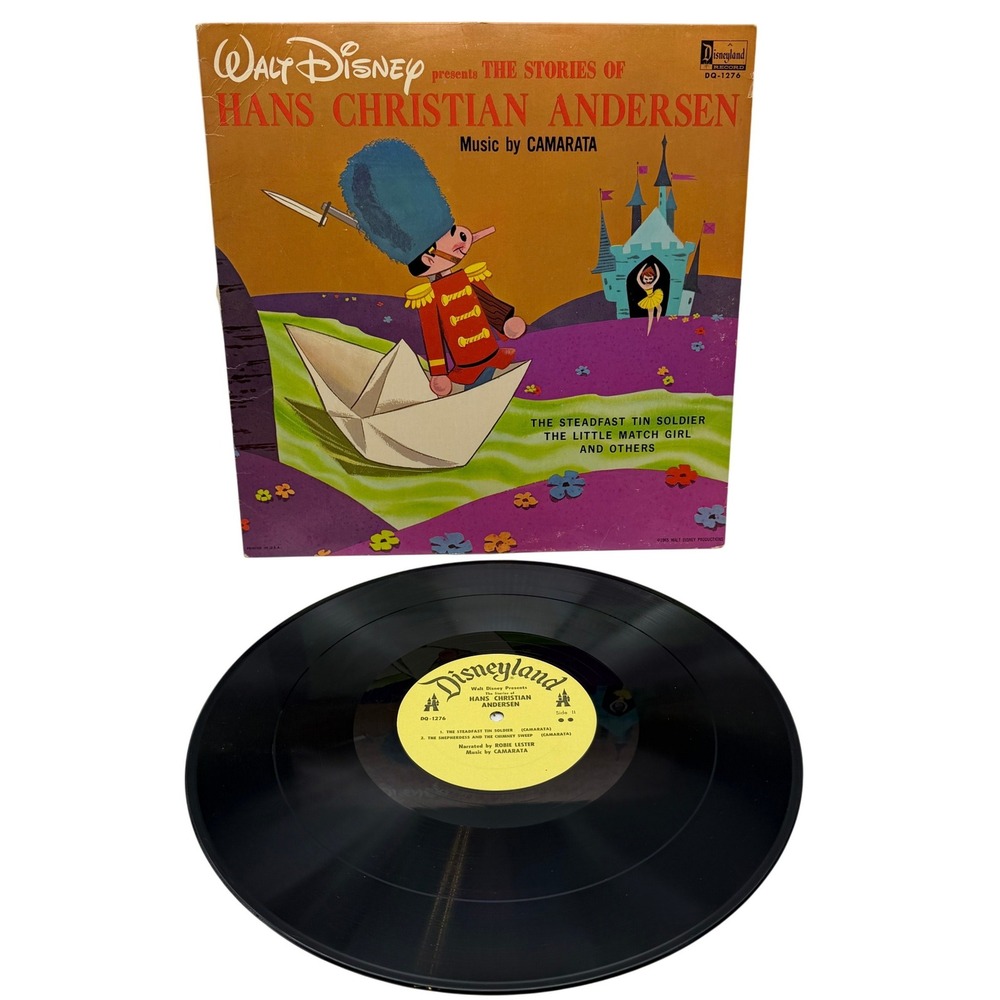 Walt Disney Presents Stories of Hans Christian Andersen Vinyl LP DQ-1276 1965